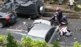 杭州交通事故最新爆料,多车连环相撞，现场情况紧急！